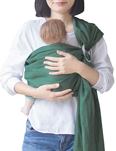 Vlokup bebé sling Ring Sling Carrier Wrap | Extral ligero y suave algodón bebé eslingas para bebé, bebé, recién nacidos y niños | gran regalo, ajustable y ligeramente acolchados Enfermería cubierta