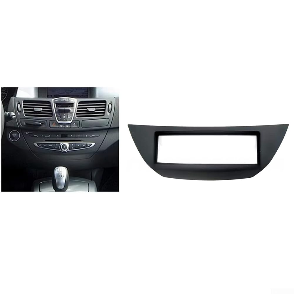 Dashboard Facia Panel Trim Kit for Renault For Laguna III 2007 Used with 1 Din DVD CD Stereo Systems and Factory Mounting Points