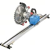 DHMYYXGS Professionelle Tauchsägen-Set, Führungsschiene 1,5/2/2,5/3m, Aluminiumlegierung, Drehwippe, Einstellbare Schnitttiefe, Mit Fernbedienung, Für Stein und Granit 3m