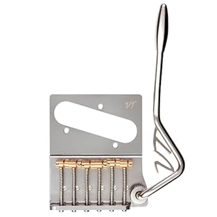 Expands musical capabilities of T-style guitars - from gentle vibrato to divebombs, VT2ND does it all Fits telecaster-style guitar with 66mm spacing (66mm between the string holes and the top screw of the bridge pickup, see attached schematics) Tremo...