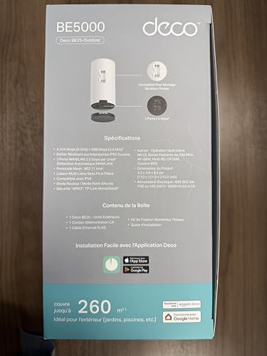 TP-Link Deco 7 BE25 Outdoor BE5000 Dual-Band Wi-Fi 7 Mesh Extender – Up to 2,800 sq. ft., Dual 2.5G PoE+ Ports, IP65 Waterproof, MLO, Multiple Mounting Options, Secure by Design, 1-Pack — view 14