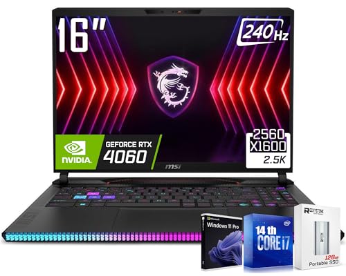 msi 2025 Raider GE68Hx 16C` 2.5K 240Hz Q[~Om[gp\RA14th Intel 20-Core i7-14700HX(>i9-13900HARTX 4060A16GB DDR5A1TB SSDAThunder