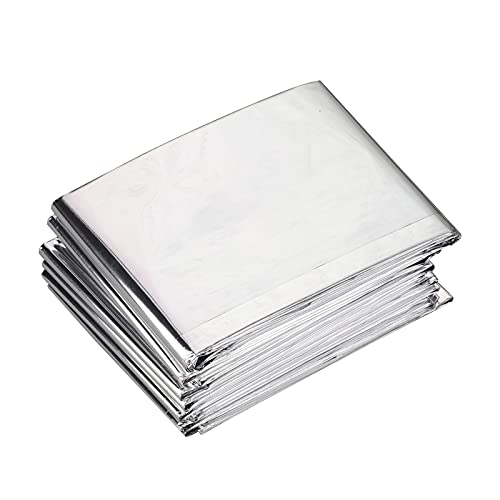 MCDSAJ Lot de 6 films en Mylar argenté hautement réfléchissants, 217 x 130 cm, pour couvrir une serre de jardin, augmenter la croissance des plantes, économiser du poids Cover
