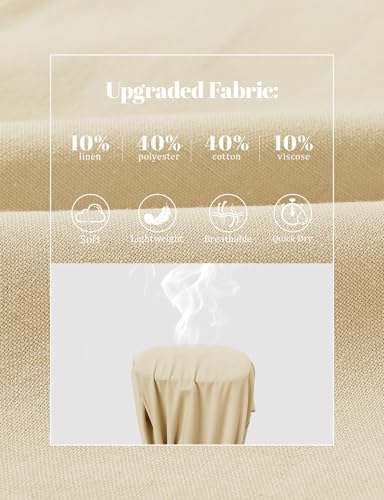 Rdruko Men's Lightweight Casual Pants Slim Fit Cotton Linen Pants Elastic Waist Summer Beach Pants with Pockets3