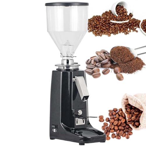 vnmudzeo Household Coffee Bean Grinding Machine,60 mm Grinding Disc,1500ml Automatic/Manual Coffee Bean Mill,for Espresso Drip Cold Brew French
