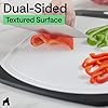 GORILLA GRIP BPA-Free Reversible Kitchen Cutting Board Set of 3, US Designed, Nonporous, Juice Grooves Catch Liquid, Slip Resistant Border, Dishwasher Safe, Durable Large Food Chopping Boards, Black #5