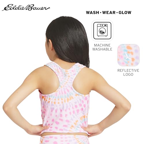 Image of Eddie Bauer Girls' UPF 50+ Swim Bikini Bottom and Racerback Tankini Set