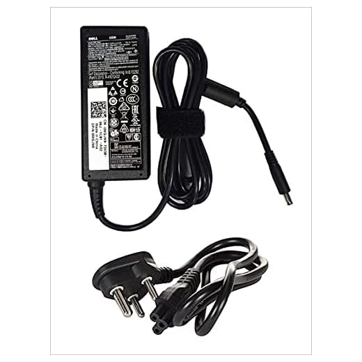 Dell Original Inspiron 13 14 15 Laptop Charger 65W Slim Pin AC Power Adapter(LA65NS2-01/0G6J41/MGJN9) for Inspiron 5000 7000 Series,3147 5558 5755 5555 7348 7472,Latitude 3490MFG (Power Cord Included)
