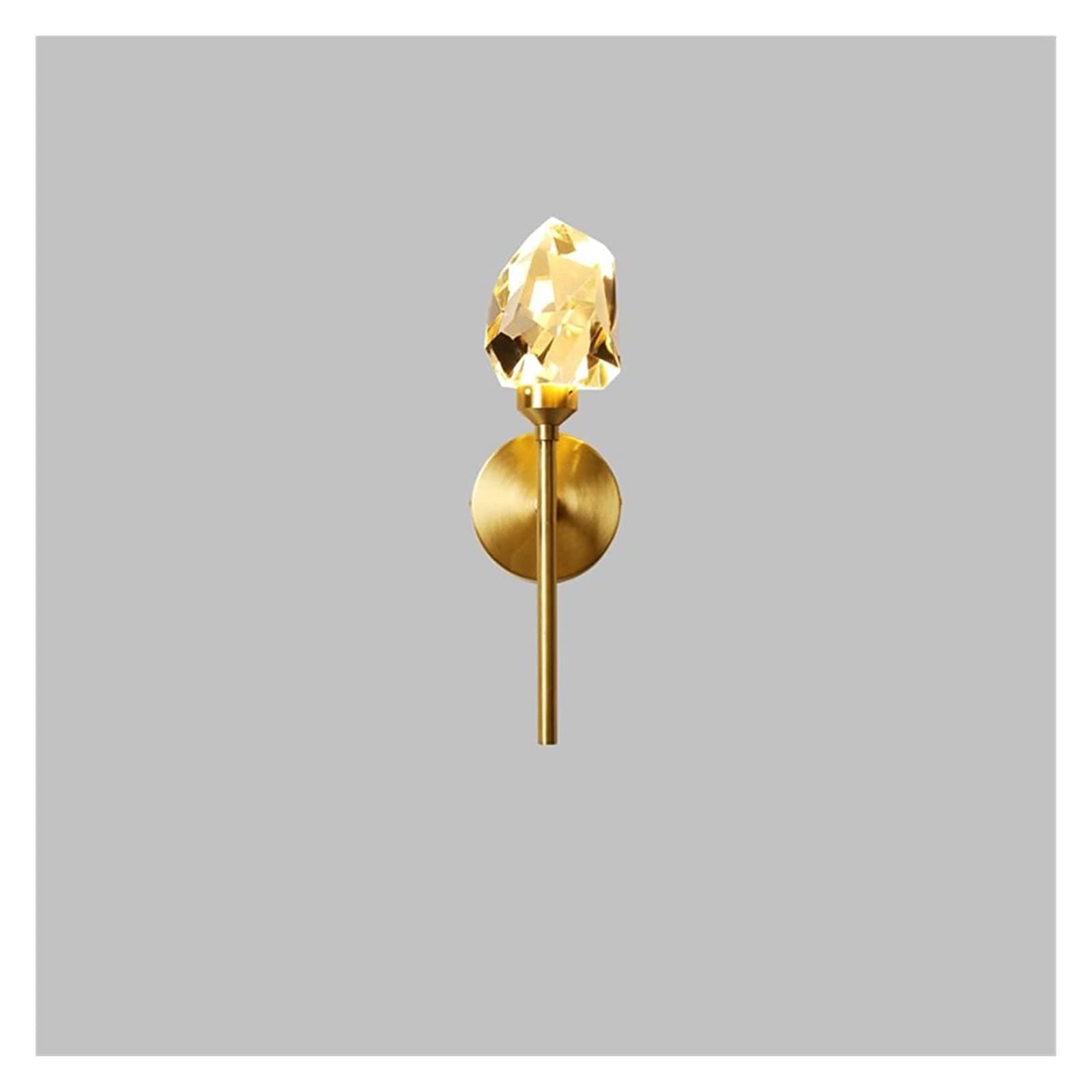 ZTCHSENZT Wall Lamp LED Crystal Wall Light All Copper Gold Bedroom Living Room Corridor Decor Lighting Fixture,Wall Sconces,Christmas Reindeer -Style5