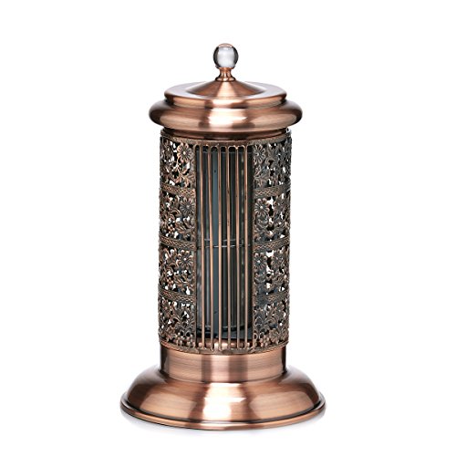 DecoBreeze DBF5426 Traditional Tower Fan from Bellevue Collection Finish, Antique Copper