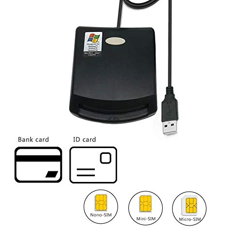 ISO7816 EMV SIM eID Contact Smart Chip Card Reader Writer Programmer #N99 for Contact Memory Chip Card +2 PCS Test Cards &SDK Kit - Thumbnail 2