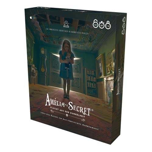 Stadtkrimis Exit Escape Stadtführung XD Production, Amelia’s Secret: Flucht aus der Dunkelheit, Familienspiel, Rätselspiel, 1-4 Spieler, Ab 12+ Jahren, 60+ Minuten, Deutsch