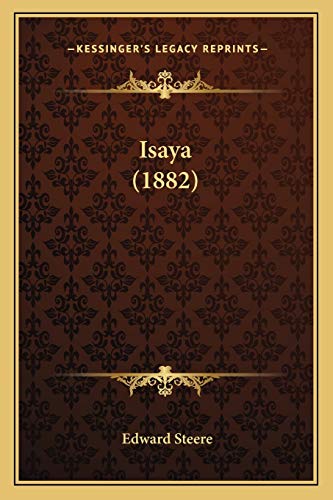 Isaya (1882) (Niger Kordofanian Languages Edition)