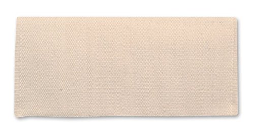 MayatexSan Juan Solid Saddle Blanket, Cream, 36 x 34-Inch