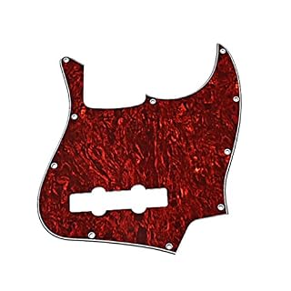 Guangcailun Pickguard léger antirouille Scratch Plate Guitar Parts Plate Bass - Les Beatles, Paul McCartney, John Lennon, RIngo Starr, George Harrison