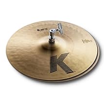 Deep and solid K Zildjian series "chick" sound Low-pitched Fast response Top: Medium weight, Bottom: Medium heavy weight Traditional finish