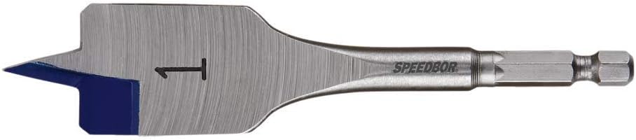 Irwin Tools IRWIN SPEEDBOR Spade Wood Drill Bit 1"X 4" (87916)