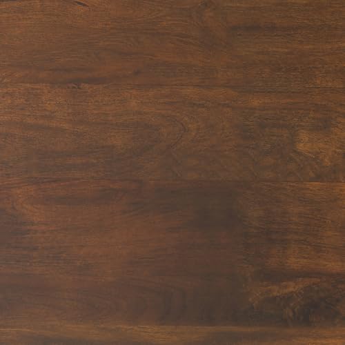 SIMPLIHOME Millbury Drum Coffee Table - 36 inch Wide Solid Mango Wood Round Living Room Table in Walnut Brown, Contemporary Cocktail Table for Family Room or Lounge with Large Surface, Assembled by SIMPLIHOME - Image 9