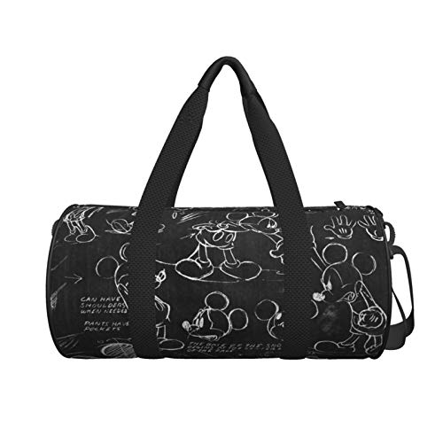 Mickey Mouse Round Travel bag Stylish Sports Gym Duffel Bag Travel Luggage Handbag for Men Women.Can be Used for Hiking,Vacation, Business, Sports,Travel,Beach,Training