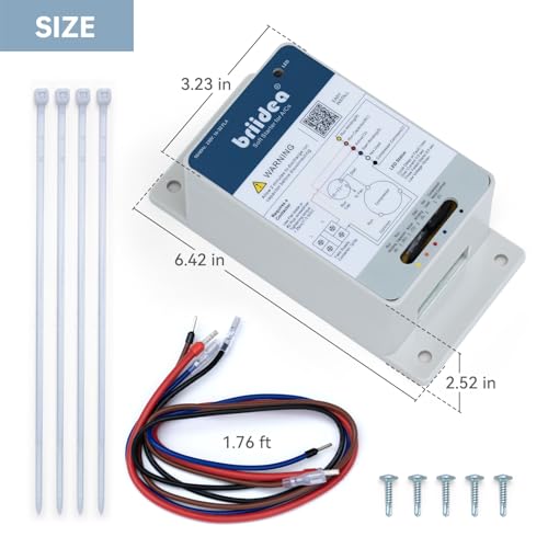 Image of briidea 16-32A AC Soft Start Kit for Home Air Conditioner (4-7 Ton Ton), Reverse Motor Protection, 70% Start-Up Current Reduction, Quiet Operation, Works with Utility & Generator Power