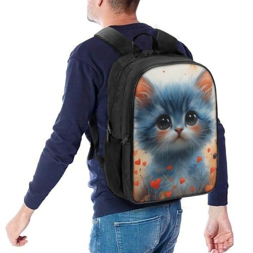 Sac à dos scolaire chat mignon pour accompagner les sorties et vacances - 5