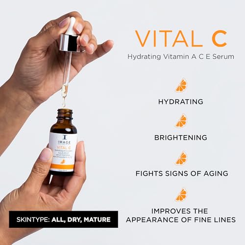 IMAGE Skincare, VITAL C Hydrating Vitamin A C E Serum, Brightening Complex, 1 fl oz - Image 3