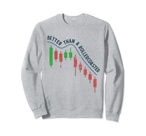 Mejor que una montaña rusa Crypto Traders Funny Sudadera