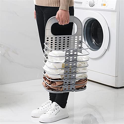 Panier à linge mural pliable pour libérer l'espace au sol de votre buanderie encombrée
