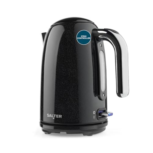 Image of Salter Boston Electric Kettle, 1.7 L, 3 kW Rapid Boil, Black