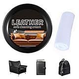 Condizionatore e Detergente per Pelle,Intensiva Cura per Pelle,Balsamo per Cuoio,Crema Nutriente e Detergente per Interni Auto,Crema Detergente per Cura della Pelle,Detergente e Balsamo per Pelle