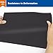 MAGZO Adhesive Foam Padding 1/8 Inch Thick x 12 Inch W x 59 Inch L, Black Thin Neoprene Sheets, Closed Cell Foam Sheet Roll