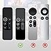 Case Compatible with Apple TV 4K/ 4th Gen Remote Light Weight Anti-Slip Shock Proof Silicone Cover for Controller for Apple TV Siri Remote - Chartreuse