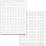 LABUYI 200 Pieces Hook and Loop,Hook and Loop Dots,100 Pairs Self Adhesive Dots,for Room Decoration,Home,Office(White,10mm)