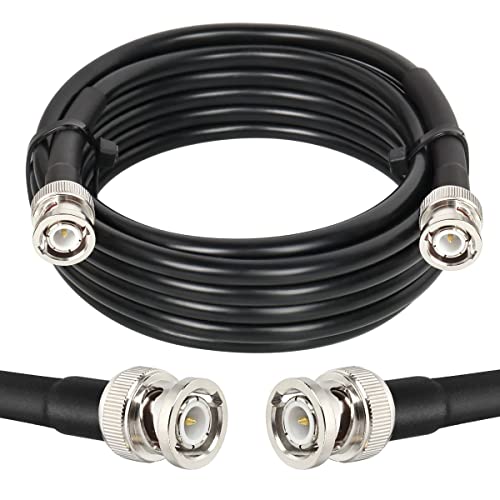 Câble BNC 50 Ohm anti-perte de signal MOOKEERF KMR240 pour liaison 4,6m