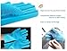 An-Pear Pet Grooming Gloves,Heat Resistant Silicone Hair Remover Mitt Gloves w/Thick Teeth&5-Finger Design for Bathing&Messaging，5.9