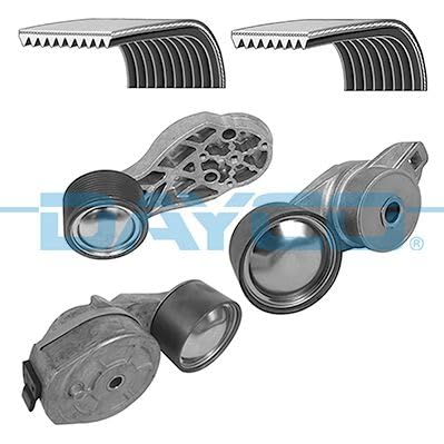 Jeu de courroies KPV432HD Dayco pour sécuriser les longs trajets en Renault Magnum