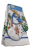 Pumpkin Tree Peter Rabbit 3-PC 100% Cotton Kitchen Towel Set, Beatrix Potter Love Classic Spring...