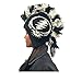 Skull Mohawk Hat Handmade Wool Mohawk Beanie Hat Made in Nepal | One Size Winter Hat Stretchy and Adjustable Unisex Adult Hat