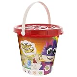 ¡Juega con la arena mágica en cualquier parte con el Cubo de arena Super Sand! 600 gramos de arena blanca para descubrir la arena más suave o para ampliar tu colección.