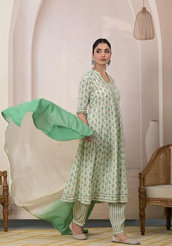 Image of FABNEX Kurta Set for Women | Women Kurta Set with Dupatta | Women Kurta Sets Kurtis | Women Kurta Pant Set (K-121)