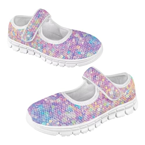 Little Kids Glitter Mary Jane Shoes for Girls Ballerina Ballet Flats Wedding Dance Birthday Shoes3