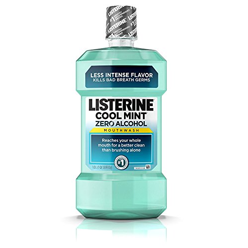 Listerine Zero Mouthwash Clean Mint 1000 mL (Pack of 2)