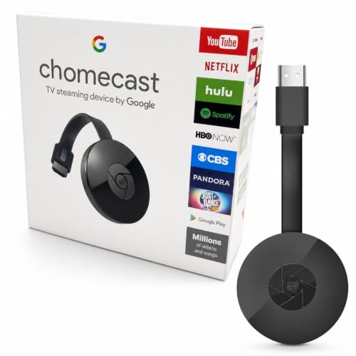 Image of CHROMEKAST Wireless Display Dongle Receiver miracast Air Play hdmi USB Adapter, Sky Black