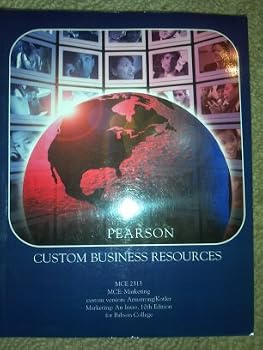 Paperback Custom Business Resources, Marketing: An Intro Book