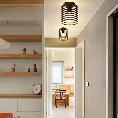Lámpara de techo vintage industrial para solucionar la falta de luz en el hogar 2