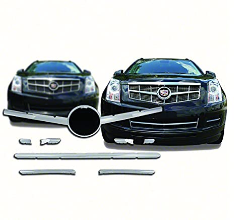 New Chrome Grille Cover Insert Overlay Fits The Cadillac Srx 2010 Thru 2012 #TOP1