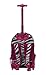 Rockland Single Handle Rolling Backpack, PINKZEBRA, One Size