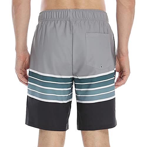 Image of HOdo Mens Swim Trunks with Mesh Liner 9 inch Quick Dry Swim Shorts Bathing Suits for Men Swimwear Board Shorts wiht Pockets