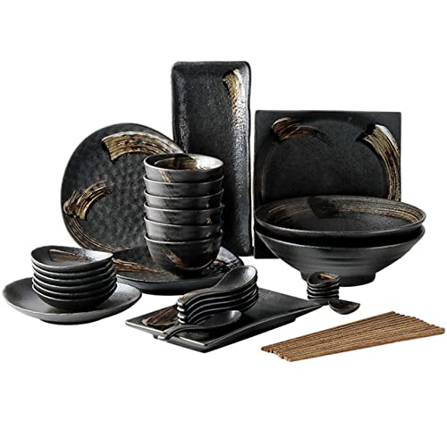 Servizio Piatti Servizio Piatti Porcellana 38 Pezzi Servizio Piatti Porcellana Servizio Piatti Ceramica Piatti Piani Piatti e Ciotole da Dessert Servizio Lavabile in Lavastoviglie per 6 Cucina