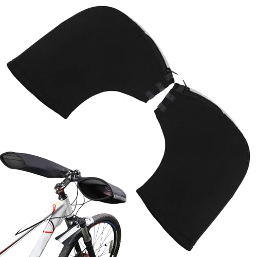 Rukjmqi Manoplas De Manillar De Bicicleta, Guantes De Invierno Impermeables Al Viento, Manguitos De Manillar De Motocicleta, para Ciclismo En Frío Lluvia Y Todo Terreno para Hombres Y Niños